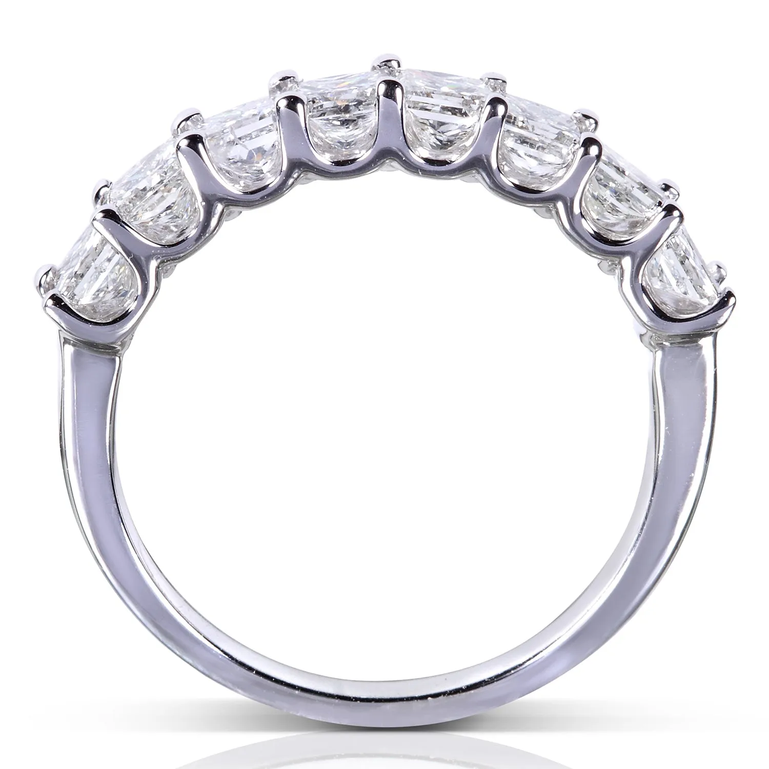 1 1/2ct.tw Eight-Stone Princess Diamond Band