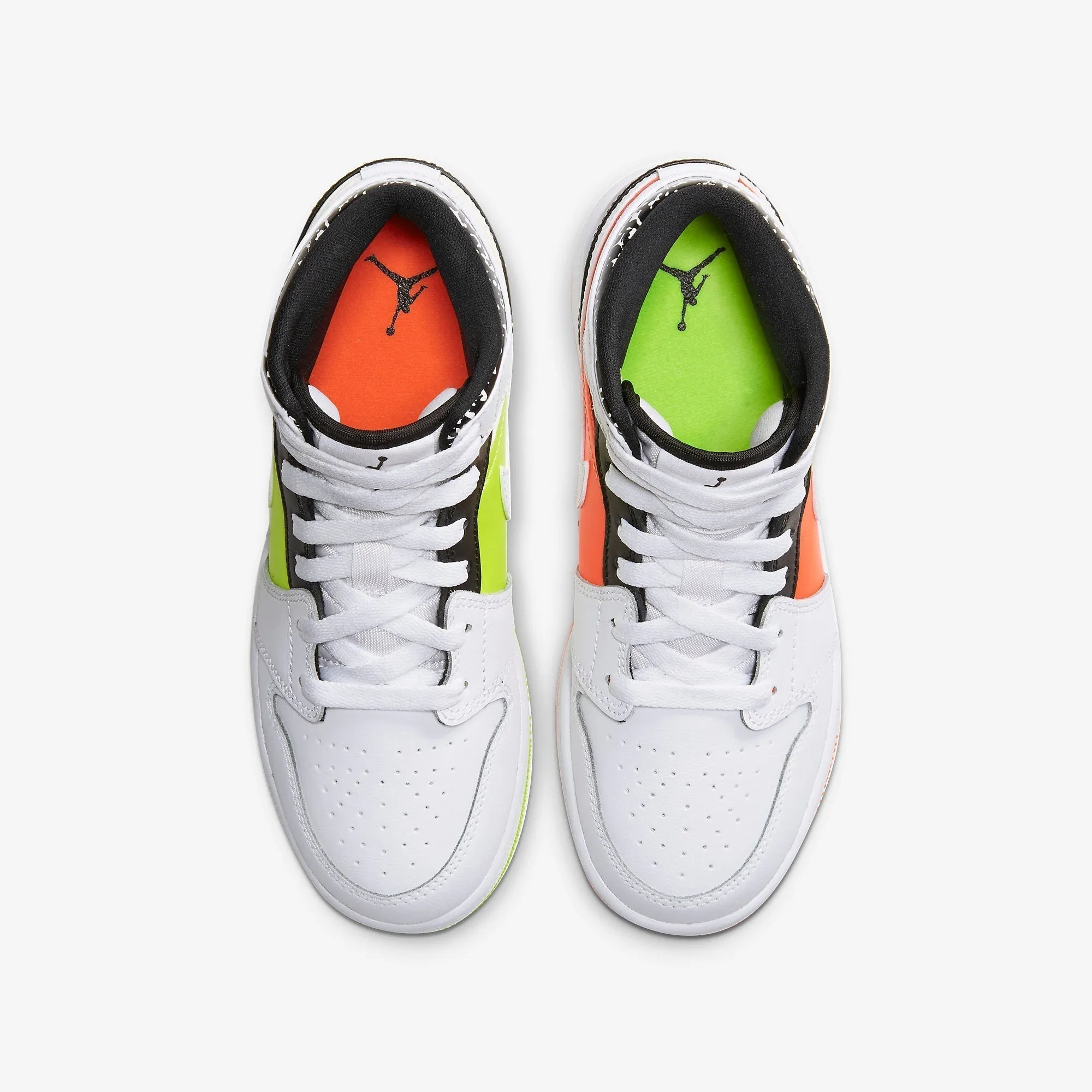 (GS) Air Jordan 1 Mid 'Composition Notebook' (2020) 554725-870